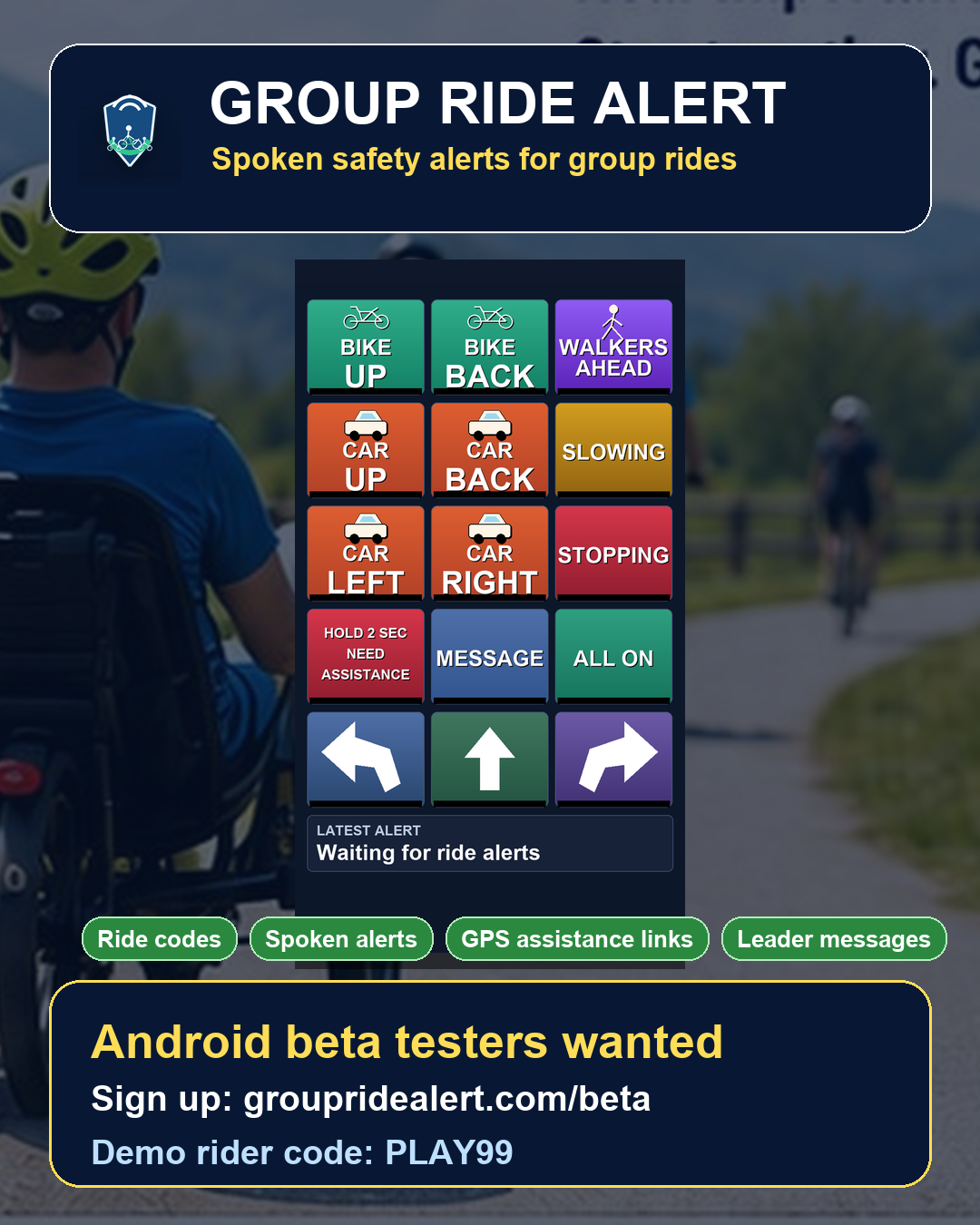 Group Ride Alert